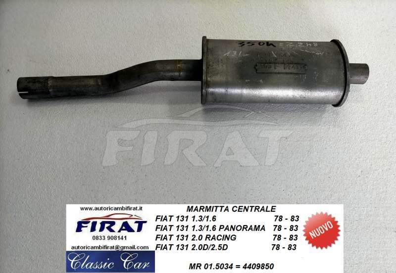 MARMITTA FIAT 131 78 - 83CENTRALE (01.5034)